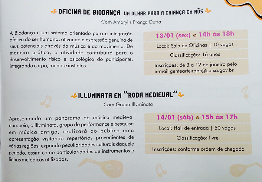 Oficina de Biodança e Illuminata em 