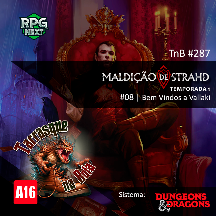 TnB#286: MDS1E08 – Bem Vindos a Vallaki | RPG D&D 5e